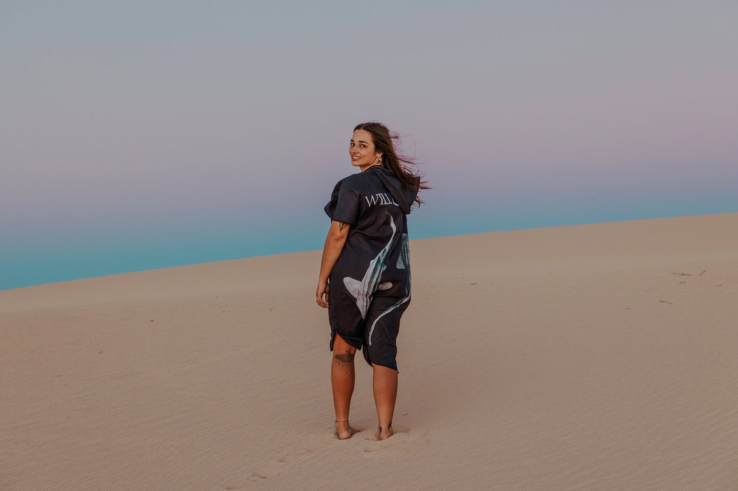 ADULT | Leopards Yin Yang Hooded Towel