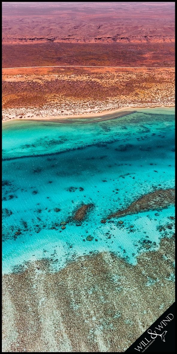 Ningaloo From Above Travel Towel