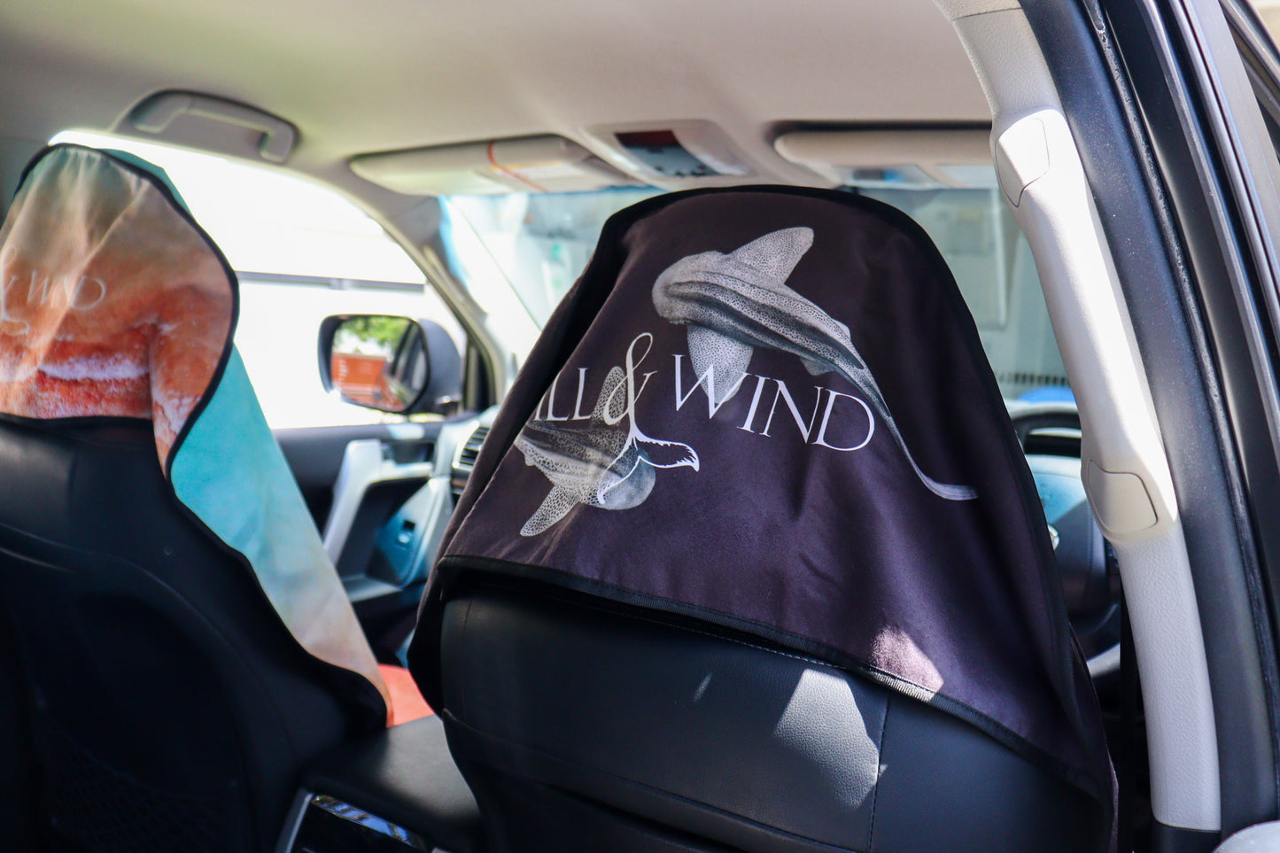 Leopards Yin Yang Car Seat Towel
