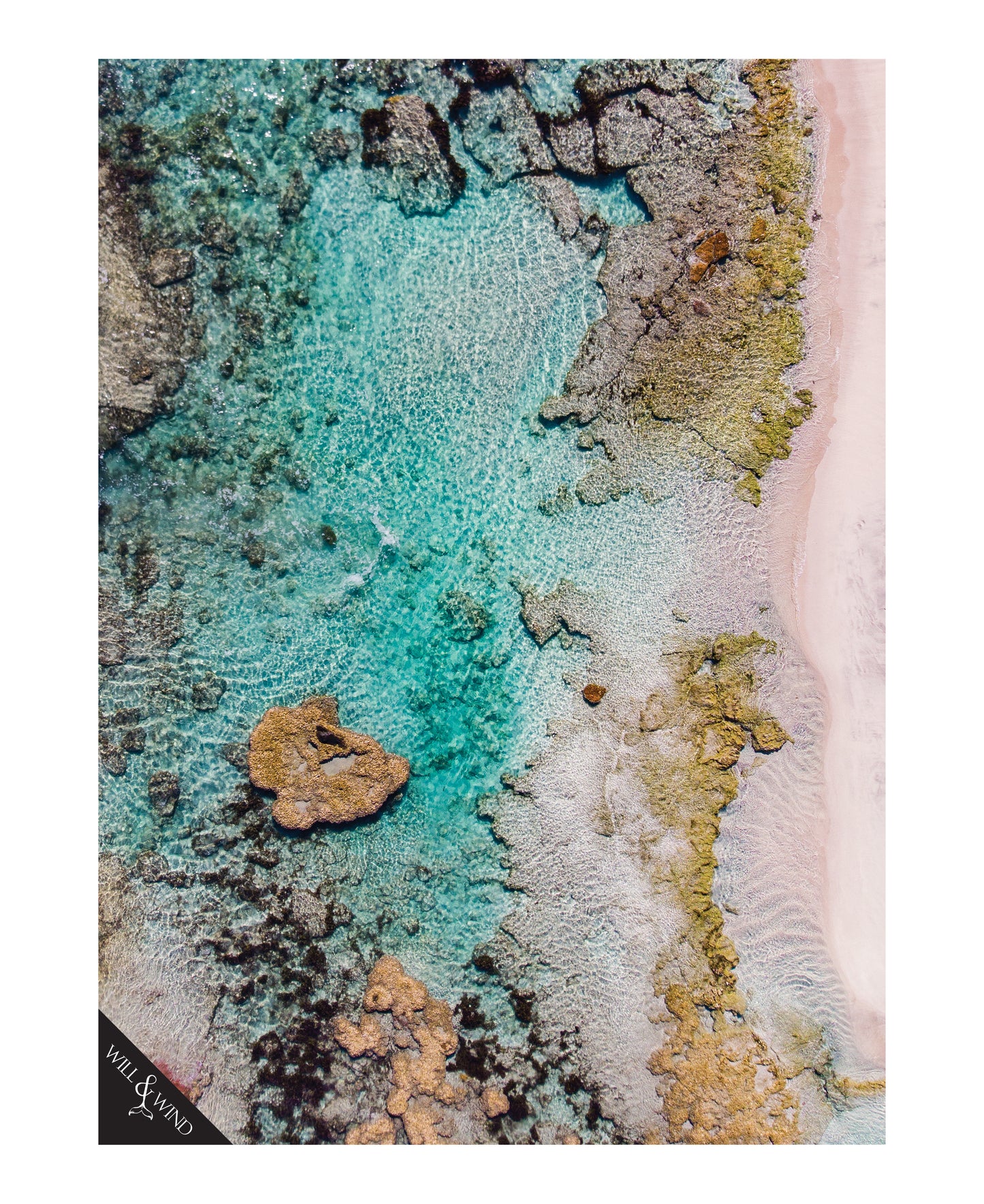 Kalbarri Beach MatDesign Inspired by Blue Holes in Kalbarri, WA "In the cold morning light, we float in the crystal clear rock pools of Kalbarri.We fly the drone and witness the contrast of colours and textures;blue water ripples, pastel pink windswept sand, earthy rock layers" FINALLY a mat you can throw down anywhere, anytime! The top side of our beach mats are made from an exceptionally durable, hard-wearing, yet soft feeling Oxford fabric. The rugged versatility of this material is perfect for outdoor c