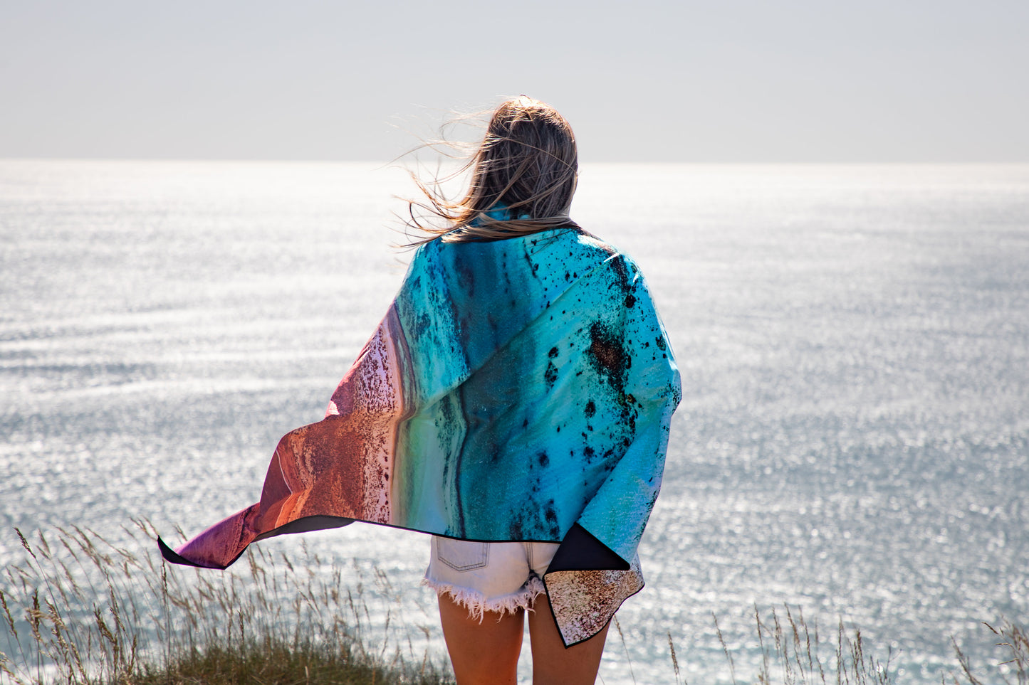 Ningaloo From Above Travel TowelSand Free Microfiber Travel Towel For the beach, travelling, camping, exercising and more! Sustainably made using post-consumer plastic in the form of recycled Polyester (rPET)Exclusive design by Violeta Brosig of Blue Media ExmouthInspired by the rugged red ranges meeting the pristine waters of the Ningaloo Coasts fringing reef, just meters from the shore.$64.99Will and Wind
