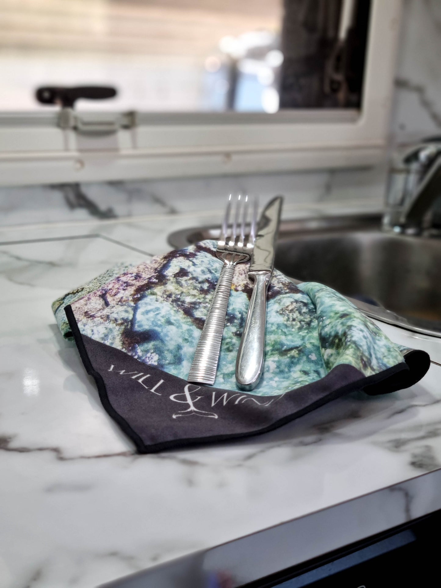 Kalbarri Multi-TowelQuick Dry, Multi-Purpose, Microfiber Handy TowelLarger than a tea towel, smaller than a bath towel. For use in caravans, boats, cars, camera lens, dishes, gym and many more.Inspired by the crystal clear Blue Holes rockpools in Kalbarri, WASustainably made using post-consumer plastic bottles in the form of recycled Polyester (rPET)$18.99Will and Wind