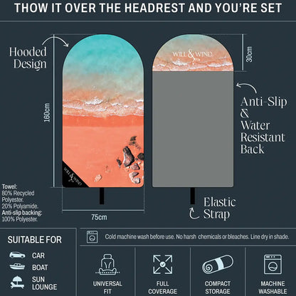 Kimberley Car Seat Towel