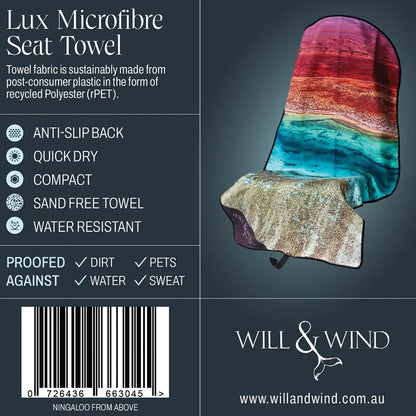 Ningaloo from Above Car Seat Towel