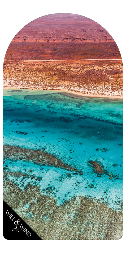 Ningaloo from Above Car Seat Towel