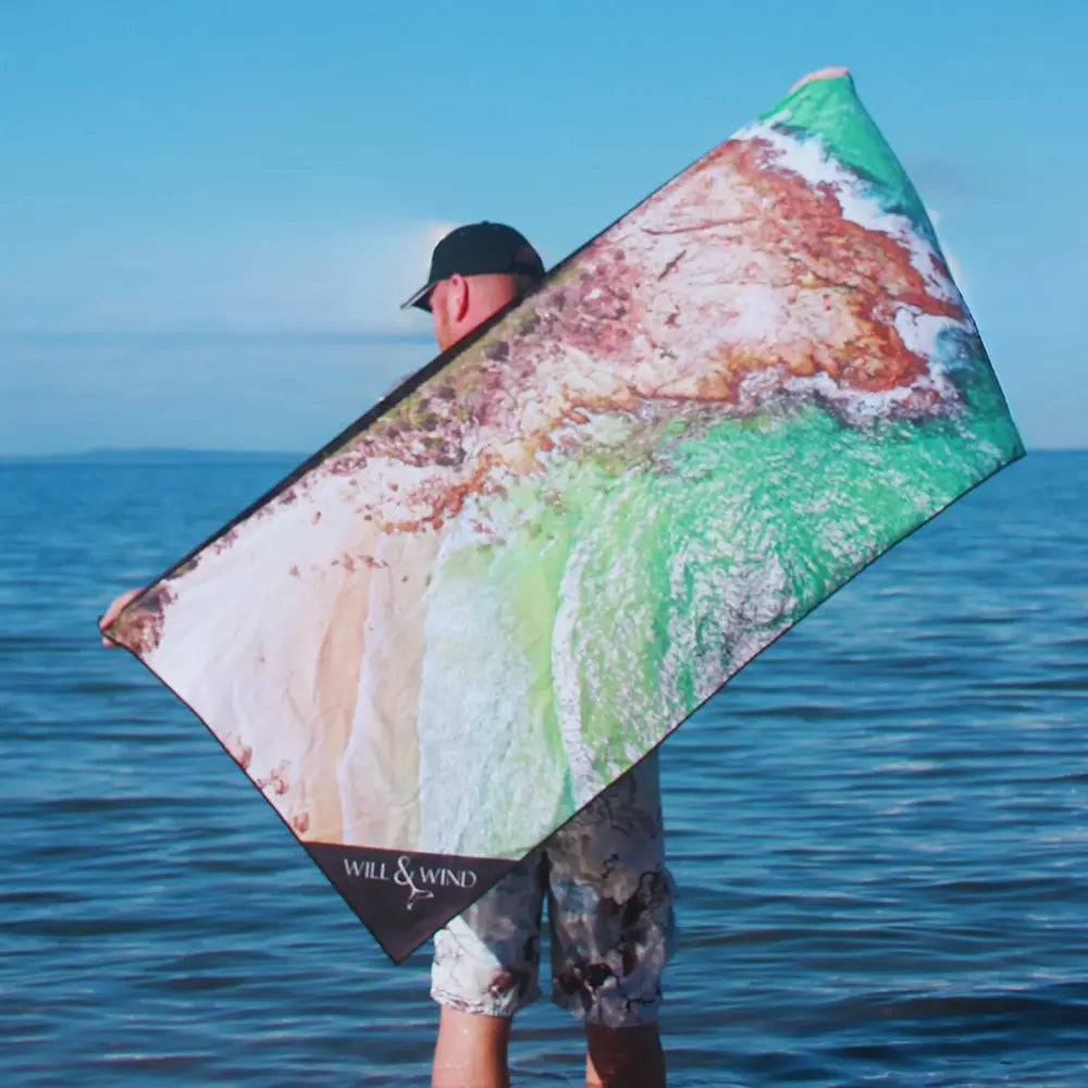 Honeymoon Bay, Moreton Island Travel Towel