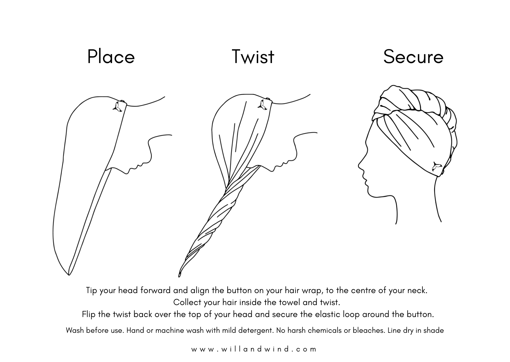 Hair Wrap Will Wind Will and Wind