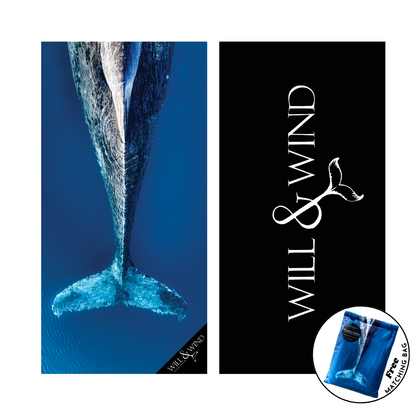 Whale Tail Travel Towel
