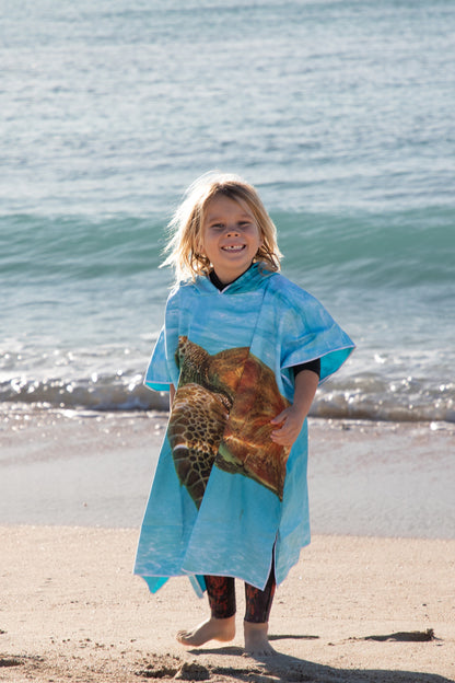 Mini Turtle HoodedQuick Dry Kids Hooded TowelFor the beach, travelling, camping, swimming lessons and more!Sustainably made using post-consumer plastic bottles in the form of recycled Polyester (rPET)$57.99Will and Wind