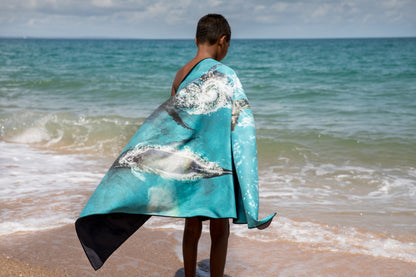 Hump Back Whales Travel TowelSand Free Microfiber Travel Towel For the beach, travelling, camping, exercising and more! Sustainably made using post-consumer plastic in the form of recycled Polyester (rPET)$64.99Will and Wind