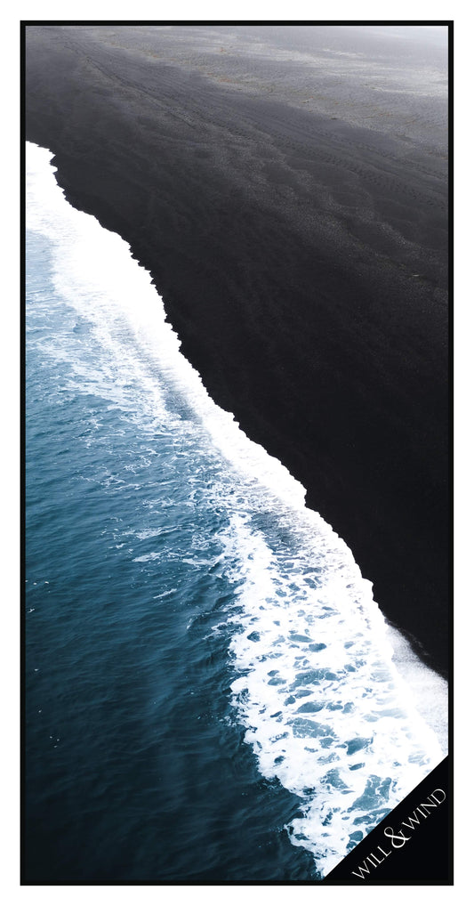 Black Sands Travel TowelSand Free Microfibre Travel Towel For the beach, travelling, camping, exercising and more!Sustainably made using post-consumer plastic bottles in the form of recycled Polyester (rPET) Black Sand image ©Jeroen Brouwer$45Will and Wind